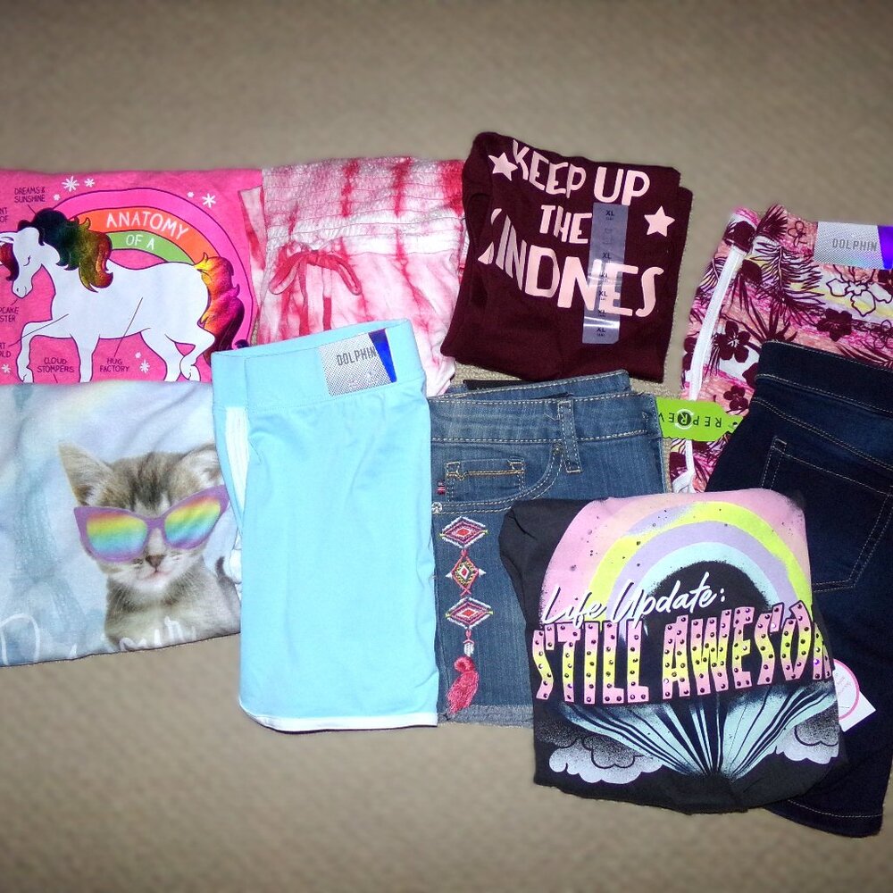LOT GIRLS SUMMER SZ 14 16